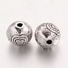Tibetan Style Alloy Beads TIBEB-2986-AS-NR-2