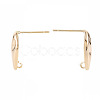Brass Earring Findings X-KK-S356-441-NF-3