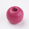 Natural Wood Beads WOOD-Q030-57-2