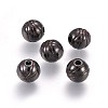 Brass Enamel Beads KK-L179-07B-1