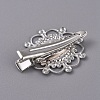 Hair Accessories Iron Alligator Hair Clip Findings IFIN-L035-01P-2