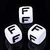 Letter Acrylic Beads PL37C9129-F-1