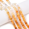 Gradient Color Natural Topaz Jade Beads Strands G-N342-136-5