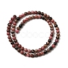 Natural Rhodonite Beads Strands G-G717-4mm-6