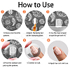 Stainless Steel DIY Nail Art Templates MRMJ-WH0092-085-6