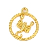 Twelve Constellations Alloy Pendants PALLOY-Q006-01L-G-1