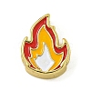 Rack Plating Brass Enamel Beads KK-U029-22G-07-1
