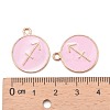 Alloy Enamel Pendants ENAM-S124-01A-09F-2