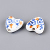 Handmade Porcelain Ceramic Beads PORC-T134-28B-3