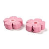 Spray Painted Natural Maple Wood Beads WOOD-M007-13-3