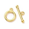 Brass Toggle Clasps X-KK201-G-1