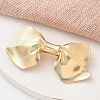 Texture Alloy Hair Barrettes AJEW-M043-01G-01-2