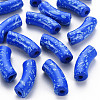 Opaque Spray Painted Acrylic Beads MACR-S372-001F-2