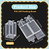Folding Heart Print Transparent PVC Gift Packing Boxes CON-WH0085-192B-02-2