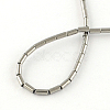 Column Electroplated Non-magnetic Synthetic Hematite Beads Strands G-R259-69F-2