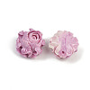 Synthetic Coral Dyed Carved Beads X1-SHEL-D001-01C-2
