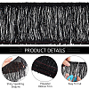 Paillette Tassel Polyester Ribbon Trim OCOR-WH0078-145A-4