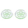 Transparent Resin Pendants RESI-N030-004C-3