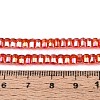 Electroplate Transparent Glass Beads Strands EGLA-N022-09A-B09-4