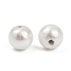 Compressed Cotton Pearl Beads WOVE-V001-A01-6mm-2