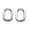 Tarnish Resistant 304 Stainless Steel Huggie Hoop Earrings STAS-H156-11B-P-1