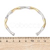 304 Stainless Steel Cuff Bangles BJEW-B150-01GP-5