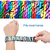 Mermaid Slap Bracelets BJEW-TA0003-01-6