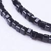 Cube Shaped Crystal Glass Beads Strands GLAA-F012-A02-1
