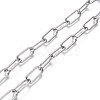 Tarnish Resistant 304 Stainless Steel Paperclip Chains CHS-I005-03P-3