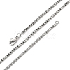 1.5mm Rack Plating Brass Box Chain Necklaces for Women Men MAK-L044-21P-4