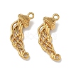 304 Stainless Steel Links Connector Charms STAS-I367-01G-1