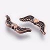Tibetan Style Alloy Beads TIBEB-6803-R-LF-2