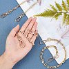 3 Strand 3 Style Iron Chain Bag Strap FIND-WR0002-63-5