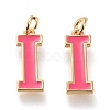 Brass Enamel Pendants KK-R139-01I-1