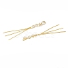 Brass Chains Tassel Big Pendnants KK-P228-34G-3