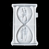 Valentine's Day Sandglass with Couple DIY Wall Decoration Statue Silicone Molds SIL-F007-11-3