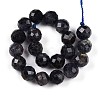 Natural Cordierite/Iolite/Dichroite Beads Strands G-S345-10mm-27-3