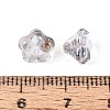 Electroplate Transparent Glass Beads Strands EGLA-N055-03A-01-4