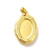 Rack Plating Brass Locket Pendants KK-I688-06G-2