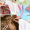 60Pcs 15 Styles PP Plastic Tweezers DIY-BBC0002-64-5