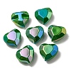 UV Plating Rainbow Iridescent Acrylic Beads OACR-P010-03G-2