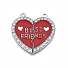 Alloy Enamel Split Pendant ENAM-S130-25D-1