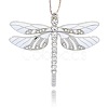 Alloy Enamel Dragonfly Big Pendants X-ENAM-L034-04P-1