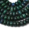 Natural Chrysocolla and Lapis Lazuli Beads Strands G-A280-A33-02-4