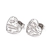 Non-Tarnish 304 Stainless Steel Stud Earring Findings STAS-I183-05B-P-2