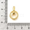 Brass Micro Pave Clear Cubic Zirconia Beads KK-V008-14A-G-3