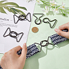 6Pcs Alloy Belt Buckles FIND-BC0004-73B-3