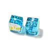 Electroplate Glass Beads EGLA-Z004-04A-06-2