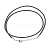 Leather Cord Necklace Making NJEW-A280-2.0mm-02-1
