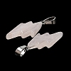 Natural Rose Quartz Pendants G-C057-01P-09-4